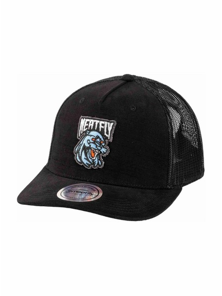 Meatfly Meatfly baseball sapka Hawkye Trucker Black Panther | Fekete |
