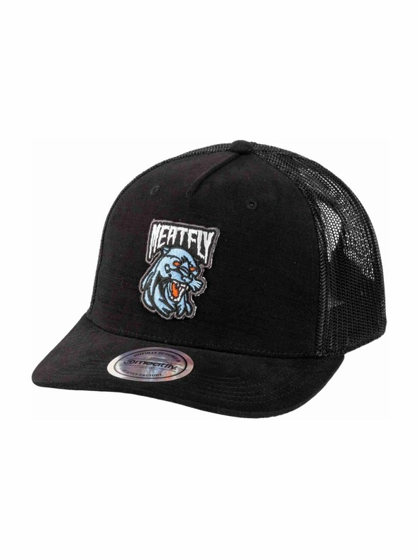Meatfly Meatfly baseball sapka Hawkye Trucker Black Panther | Fekete |