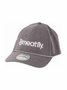 Meatfly Meatfly baseball sapka Gaten Flexfit Grey / White Logo | Szürke | Méret