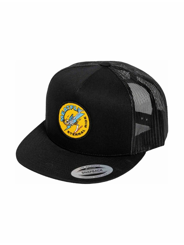 Meatfly Meatfly baseball sapka Thunderbolt Trucker Yellow Eternal / Black | Fekete |