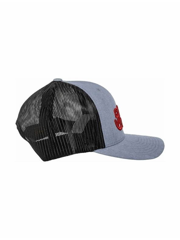 Meatfly Meatfly baseball sapka Setty Trucker Wine / Heather | Szürke