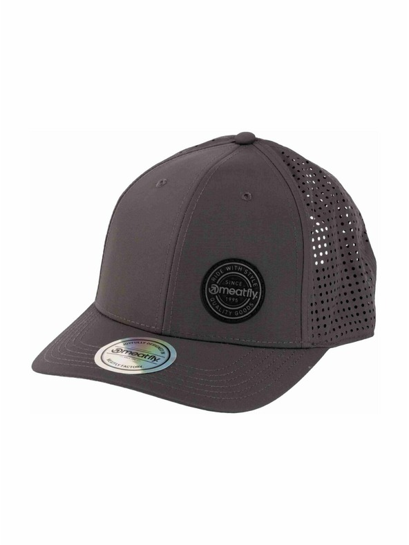 Meatfly Meatfly baseball sapka Ollie Perfor Cap Grey Dark Leather | Szürke |
