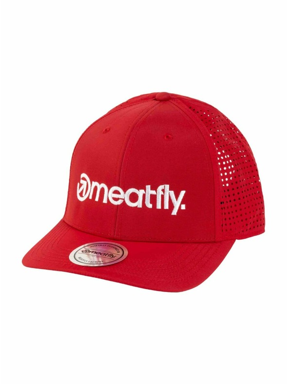 Meatfly Meatfly baseball sapka Nollie Perfor Cap Red / White Logo | Fehér | Méret