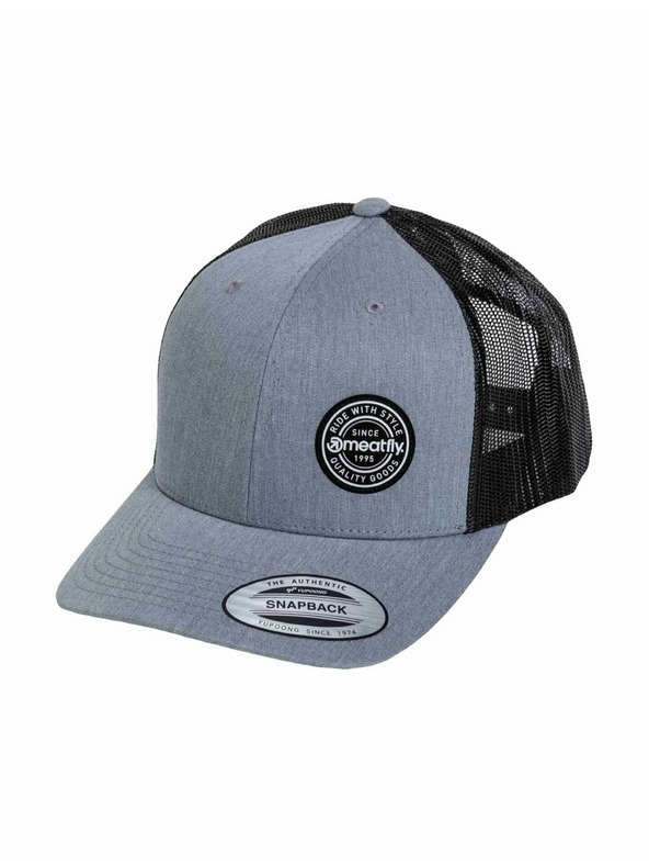 Meatfly Meatfly baseball sapka MF View Trucker White Round / Heather | Fekete