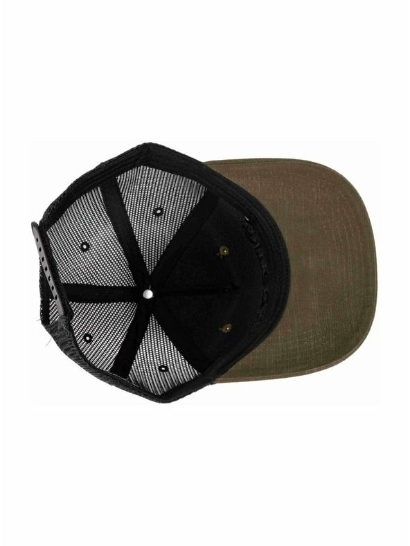 Meatfly Meatfly baseball sapka Shaun Trucker Army / Camo Logo | Fekete | Méret