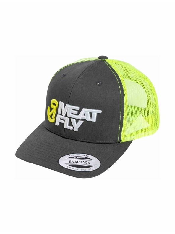 Meatfly Meatfly baseball sapka Setty Trucker Neon Green / White / Charcoal | Szürke | Méret