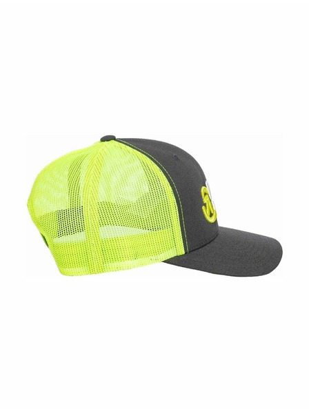 Meatfly Meatfly baseball sapka Setty Trucker Neon Green / White / Charcoal | Szürke | Méret