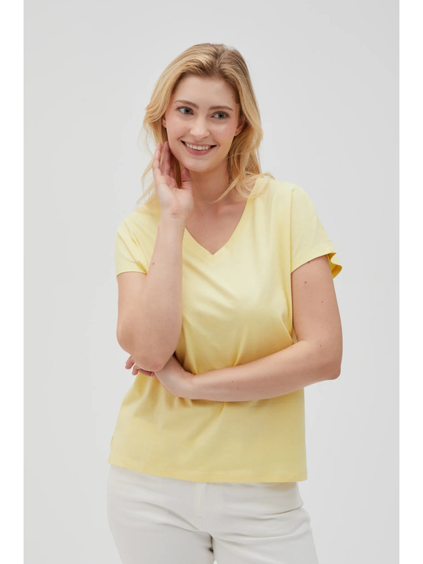 Moodo Moodo női póló – világossárga