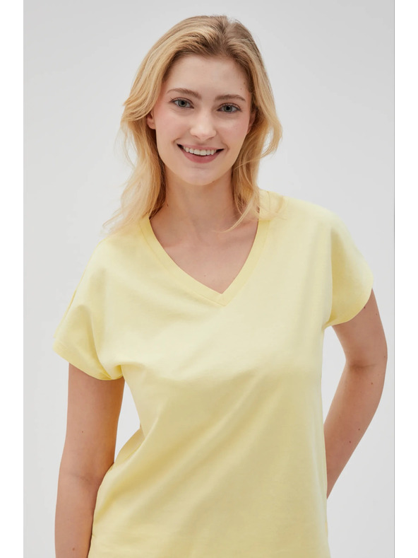 Moodo Moodo női póló – világossárga