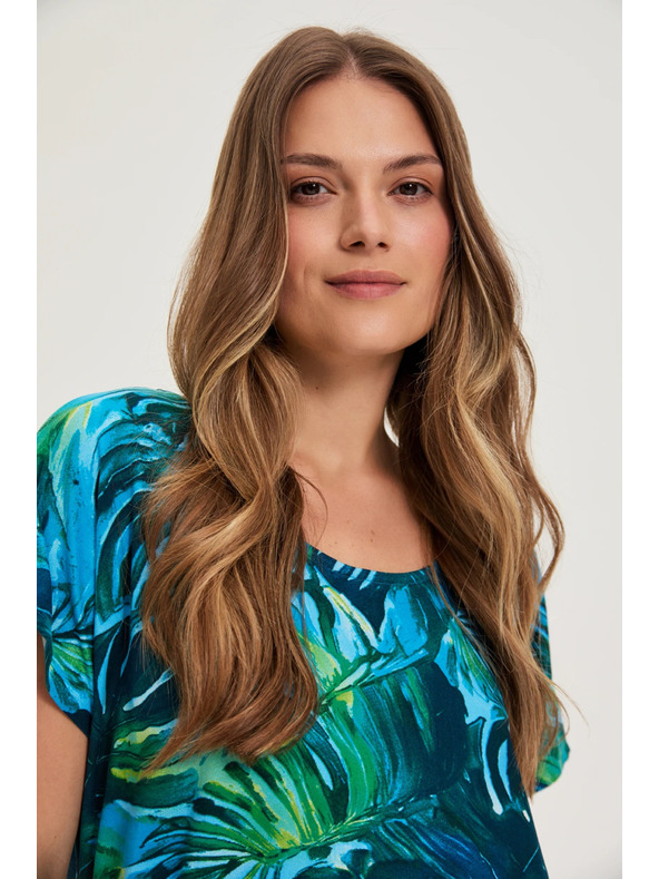 Moodo Moodo női póló – sötétzöld