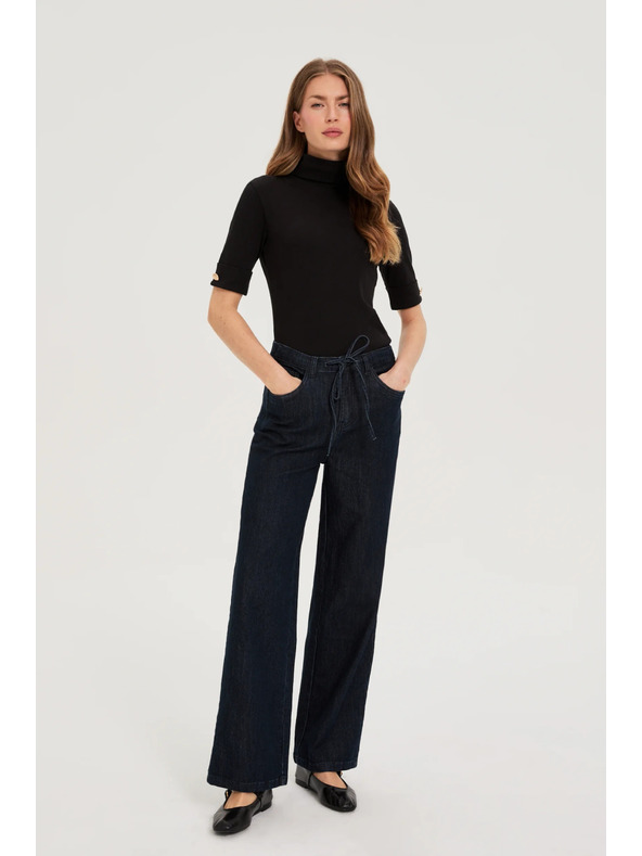 Moodo Fekete garbó 3/4-es ujjal Moodo