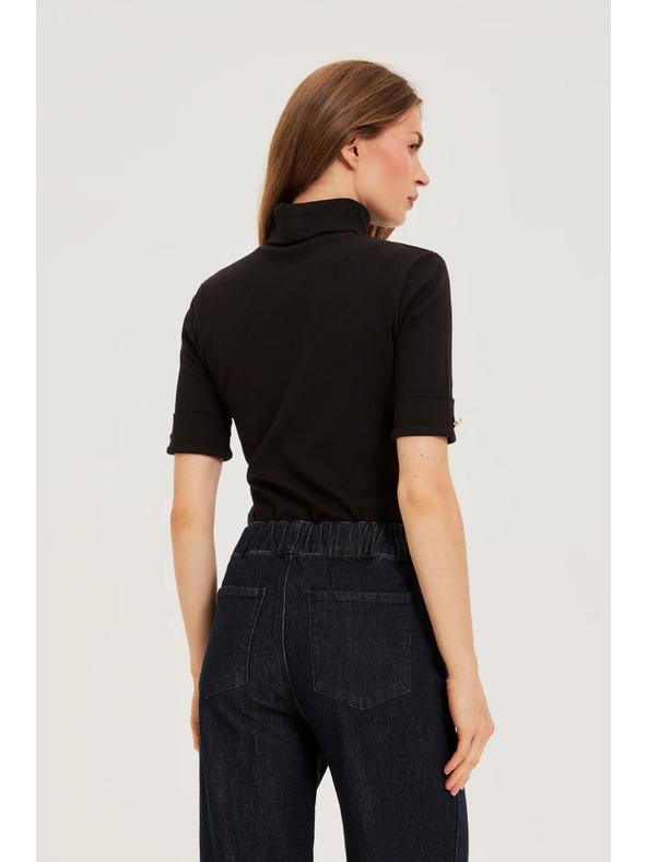 Moodo Fekete garbó 3/4-es ujjal Moodo