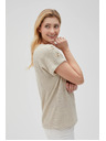 Moodo Moodo női póló - világos bézs