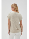 Moodo Moodo női póló - világos bézs