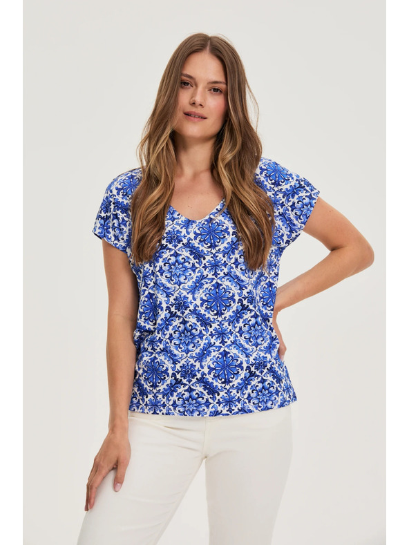 Moodo Moodo női póló – kék