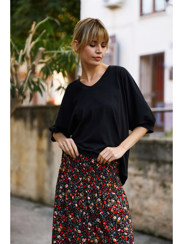 Moodo Moodo női póló - fekete