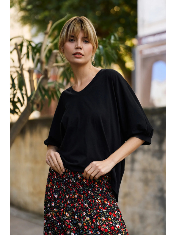 Moodo Moodo női póló - fekete