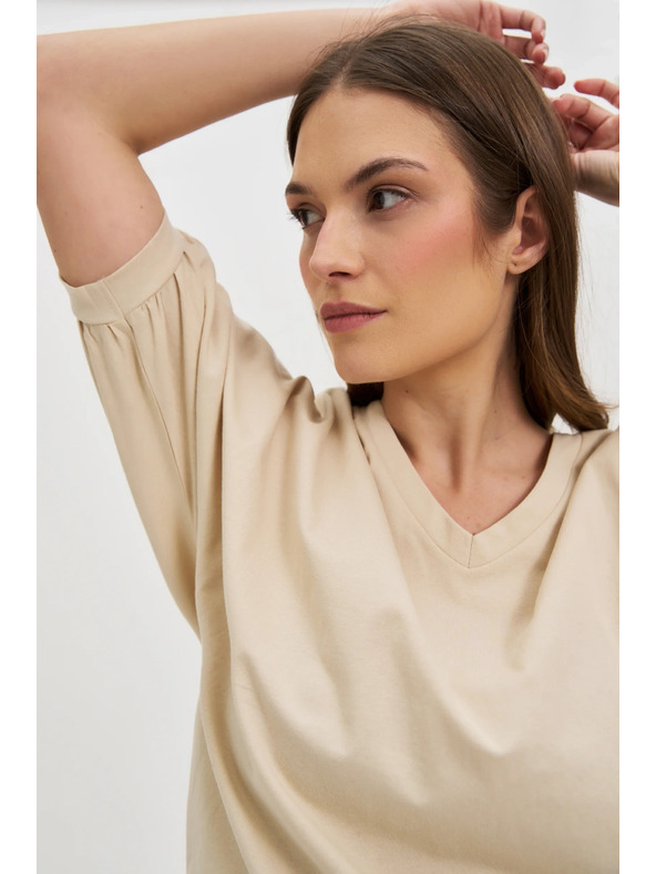 Moodo Moodo női póló luftballonos ujjakkal