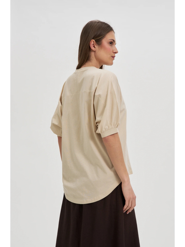 Moodo Moodo női póló luftballonos ujjakkal