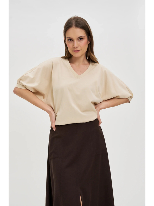 Moodo Moodo női póló luftballonos ujjakkal