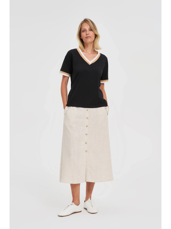 Moodo Moodo női póló - fekete