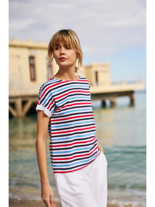 Moodo Csíkos női póló