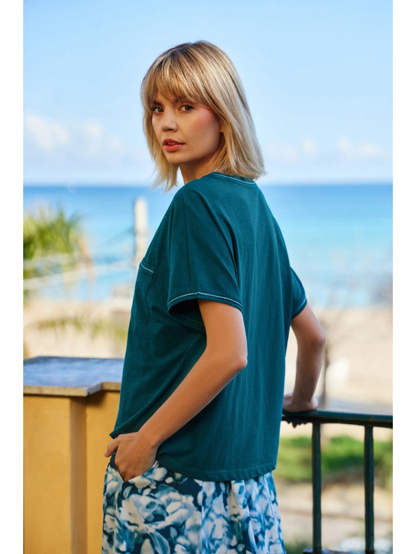 Moodo Moodo női felső zsebbel