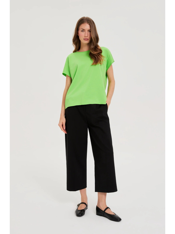 Moodo Moodo pamut női póló – világoszöld