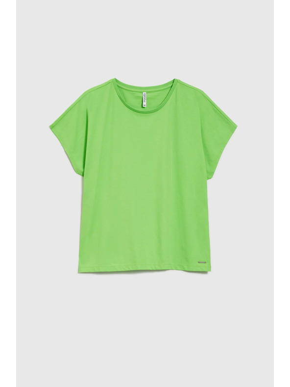 Moodo Moodo pamut női póló – világoszöld