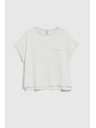 Moodo Női felső zsebbel - fehér