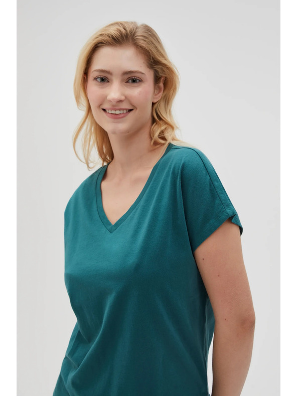 Moodo Moodo női póló – benzinkék