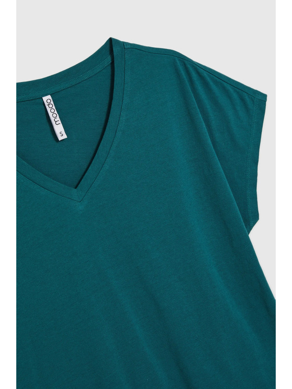 Moodo Moodo női póló – benzinkék