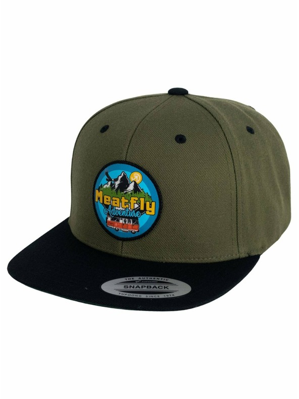 Meatfly Meatfly baseball sapka Flanker Snapback Adventure Olive/Black