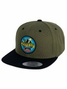 Meatfly Meatfly baseball sapka Flanker Snapback Adventure Olive/Black