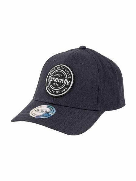 Meatfly Meatfly baseball sapka Jogger Flexfit Recycled Anthracite Label | Szürke |