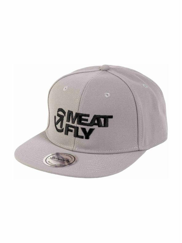 Meatfly Meatfly baseball sapka Ness Snapback Grey / Black Revital | Fekete | Méret
