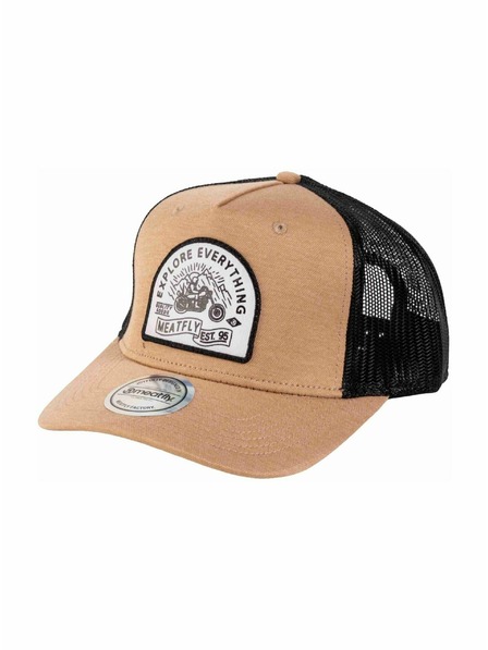Meatfly Meatfly baseball sapka Corey Trucker Beige Explore | Fekete |