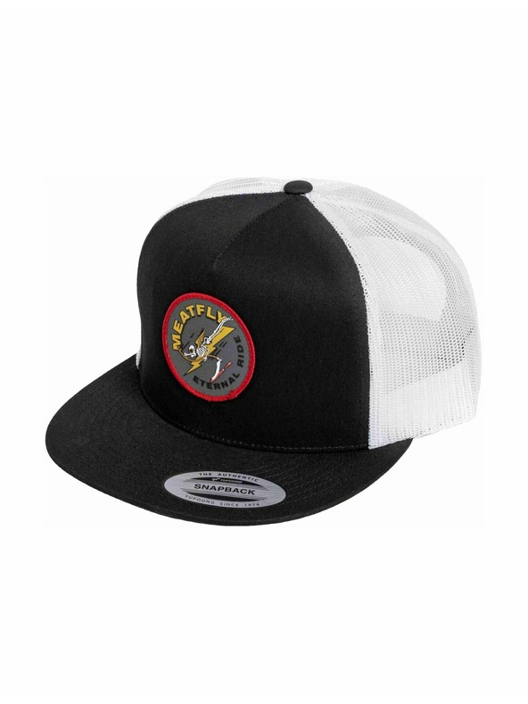 Meatfly Meatfly baseball sapka Thunderbolt Trucker Grey Eternal / Black | Fekete |
