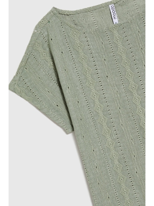 Moodo Moodo női póló - olívazöld