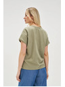 Moodo Moodo női felső zsebbel - olívazöld
