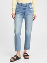 GAP Džíny cheeky straight high rise distressed GAP