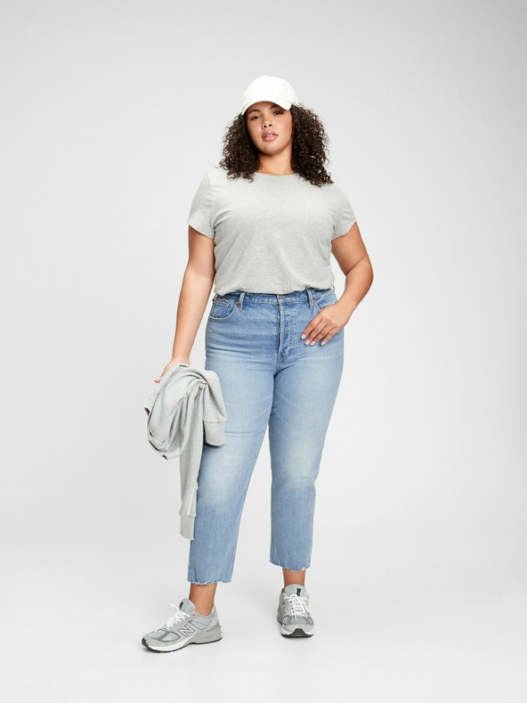 GAP Džíny cheeky straight high rise distressed GAP