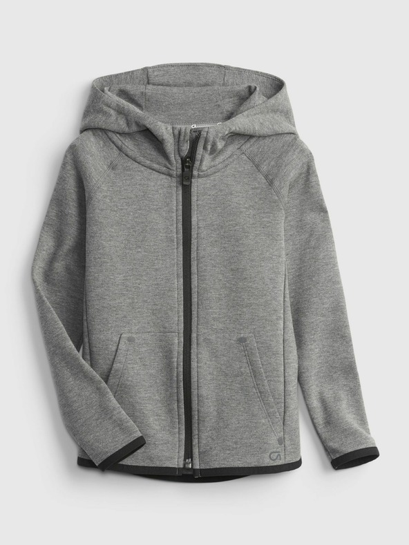 GAP Baby zipzáras GapFit Tech pulóver GAP