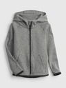 GAP Baby zipzáras GapFit Tech pulóver GAP