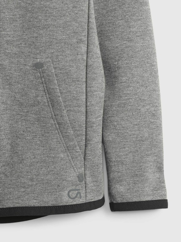 GAP Baby zipzáras GapFit Tech pulóver GAP