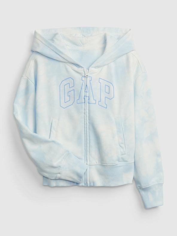 GAP Gyerek pulóver logóval és fleece béléssel GAP