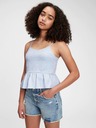 GAP Teen organic cotton cinched cami top GAP