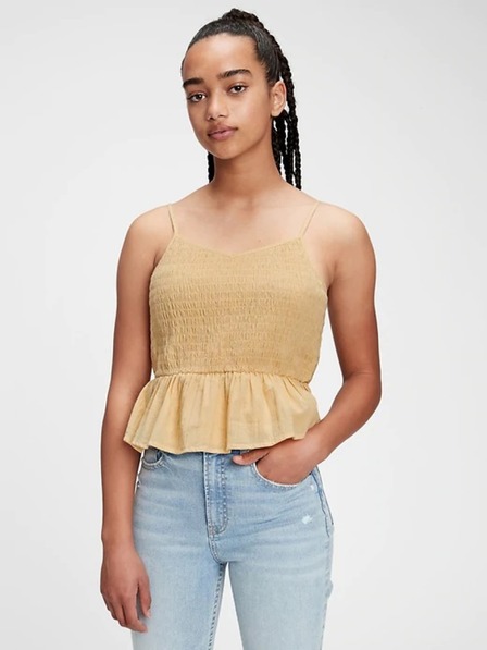 GAP Teen organic cotton cinched cami top GAP