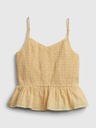 GAP Teen organic cotton cinched cami top GAP
