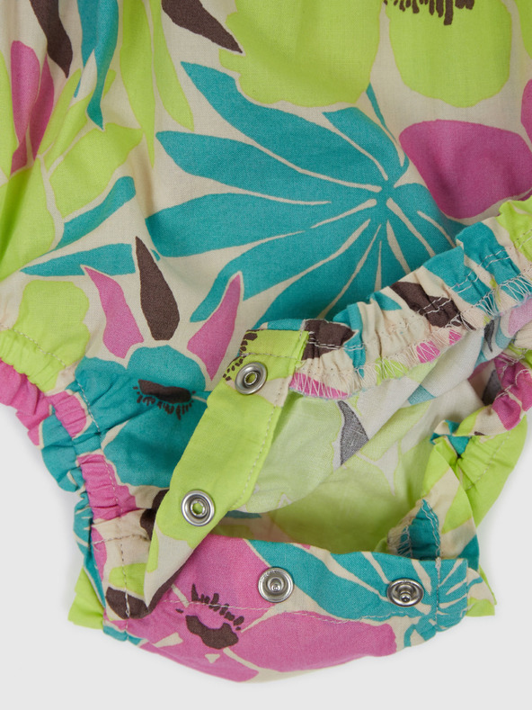 GAP Baby virágmintás body fejpánttal GAP